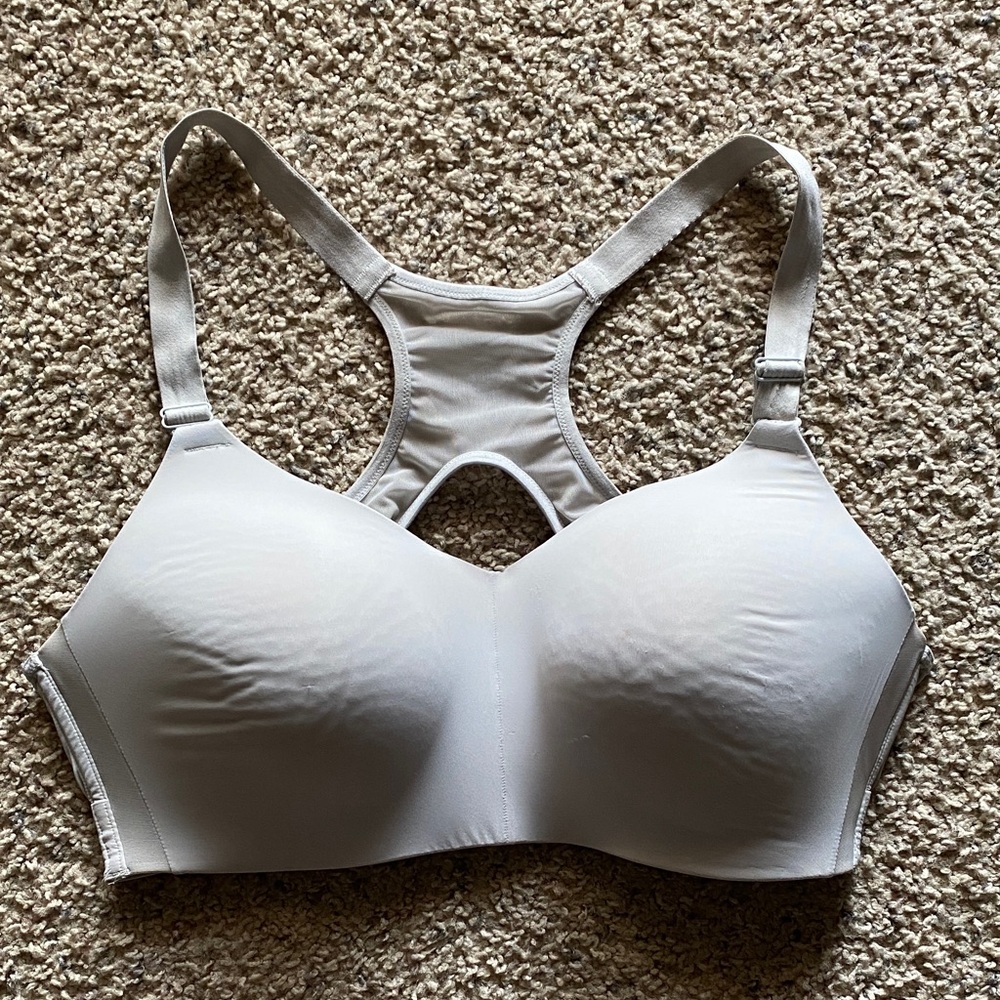 Avia Light Gray Racerback Bra